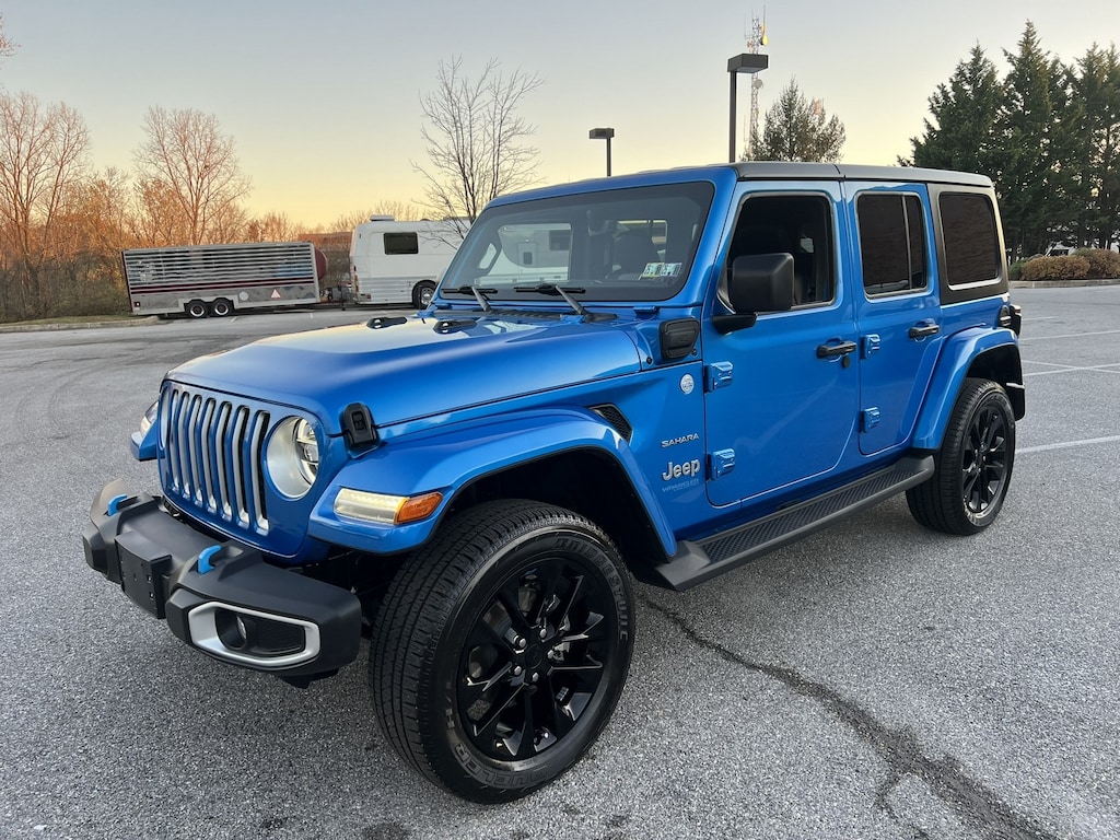 Used 2022 Jeep Wrangler Unlimited 4xe Sahara Hardtop Headliner/Cold Weather/Trailer Tow SUV