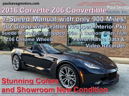 2016 Chevrolet Corvette Z06  3LZ Convertible w/ONLY 900 MILES