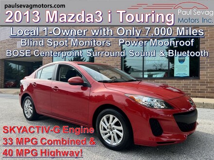 2013 Mazda Mazda3 i Touring Sedan Blind Spot Alert/Moonroof/BOSE Sound/Only 7,500 Mi