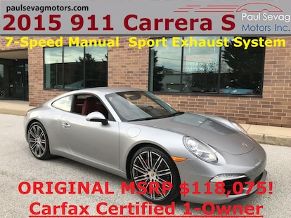 Used 2015 Porsche 911 Carrera S Coupe For Sale At Paul Sevag
