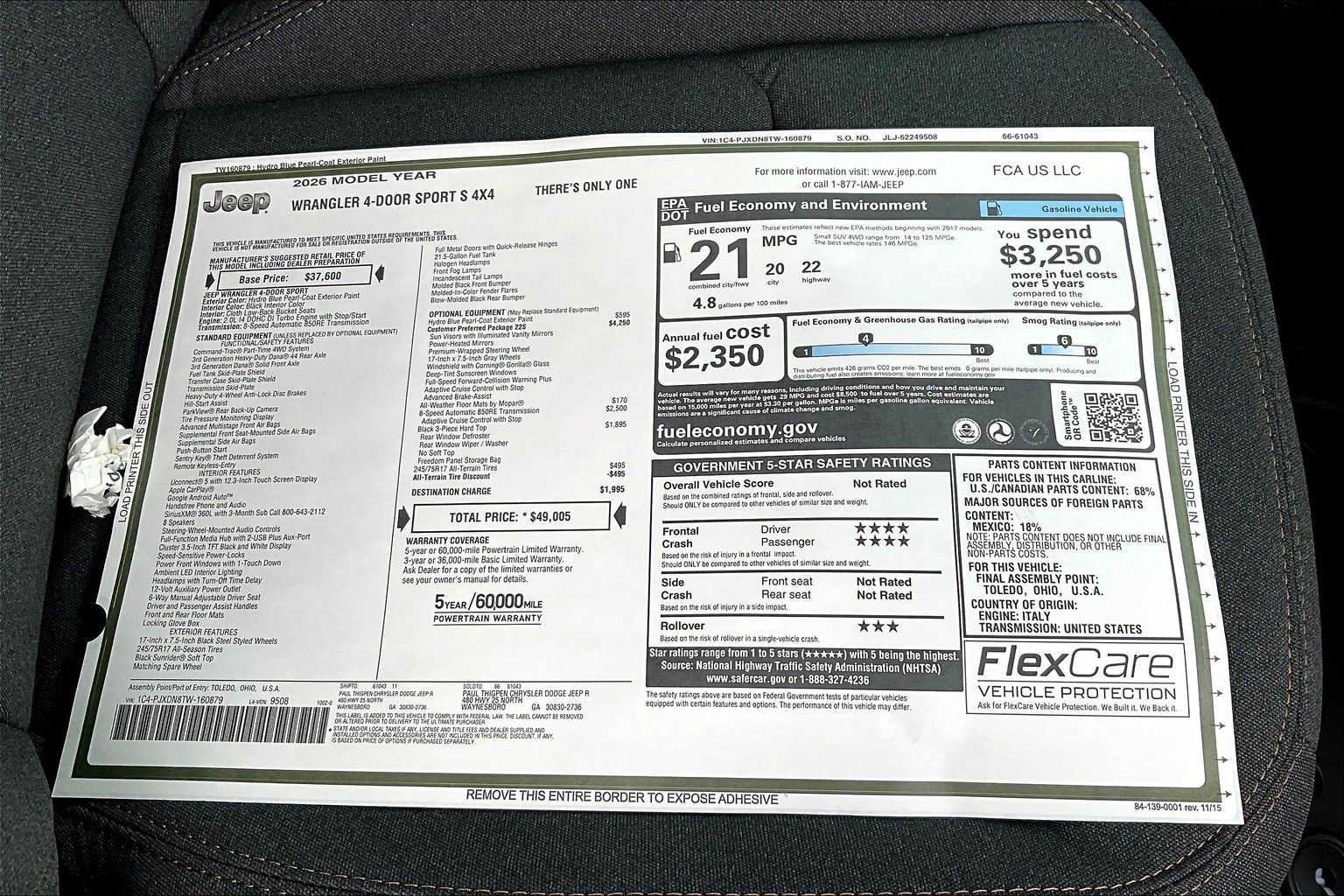 2026 Jeep Wrangler 4-Door Sport S - Photo 13