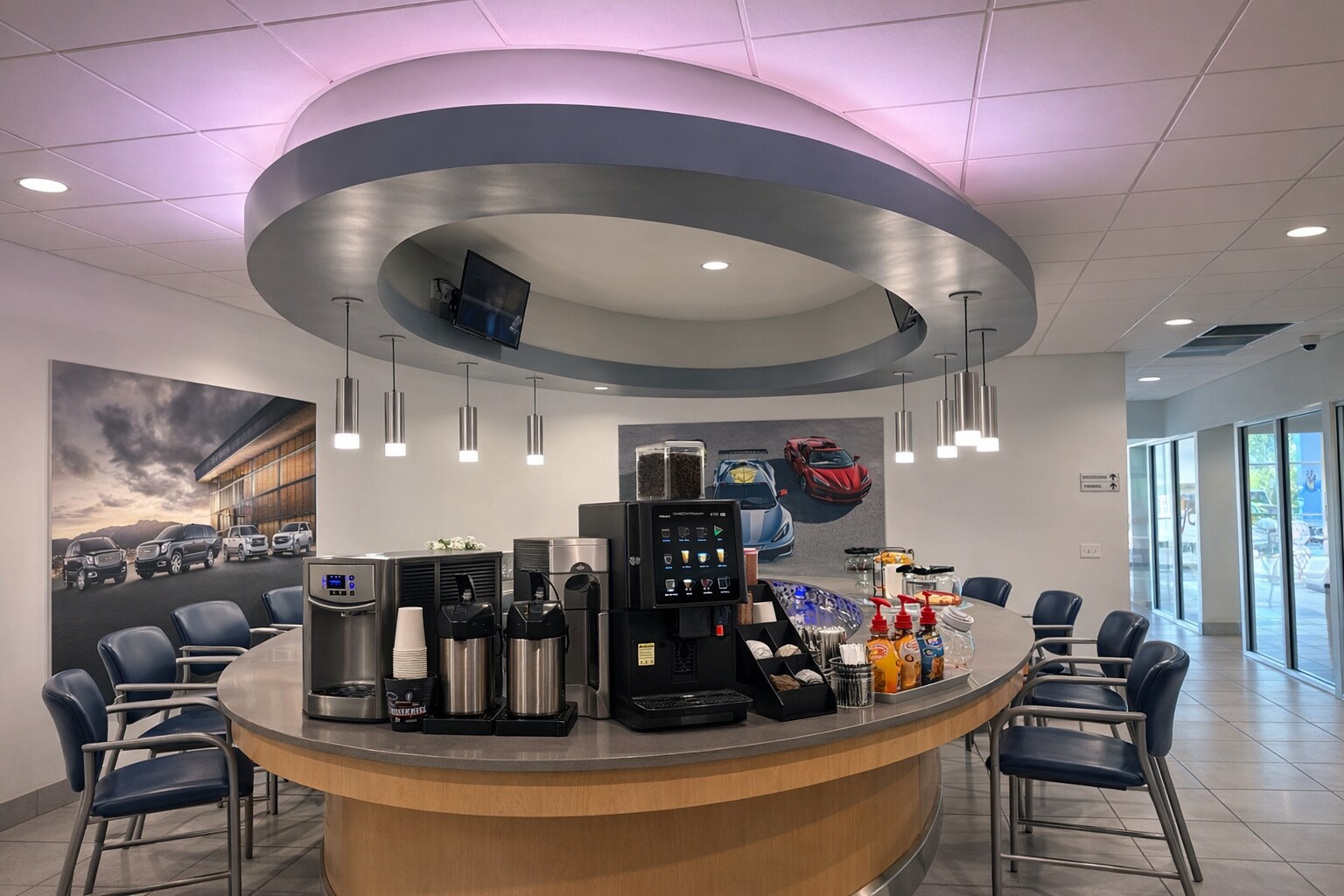 Fresh popcorn station at Paul Thigpen Chevrolet GMC