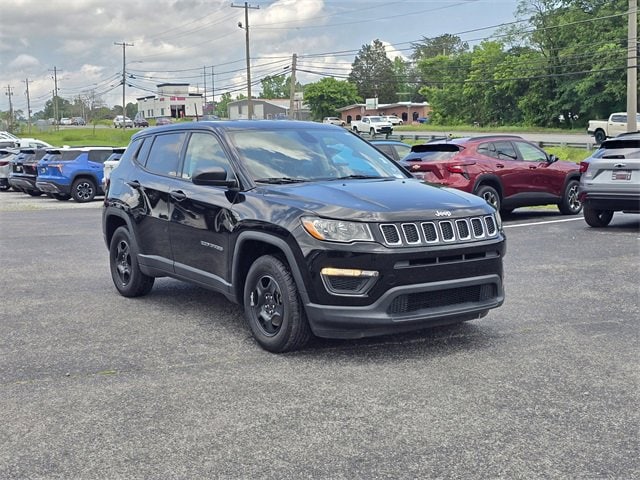 Used 2018 Jeep Compass Sport with VIN 3C4NJCAB0JT194442 for sale in LaFayette, GA