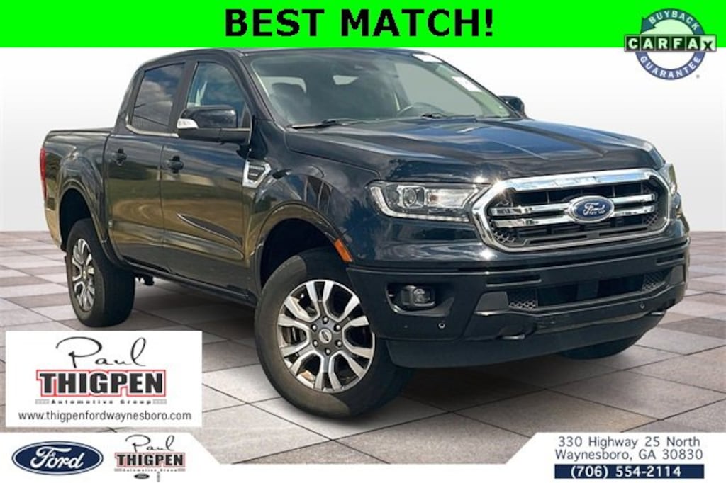 Certified 2020 Ford Ranger LARIAT Truck SuperCrew