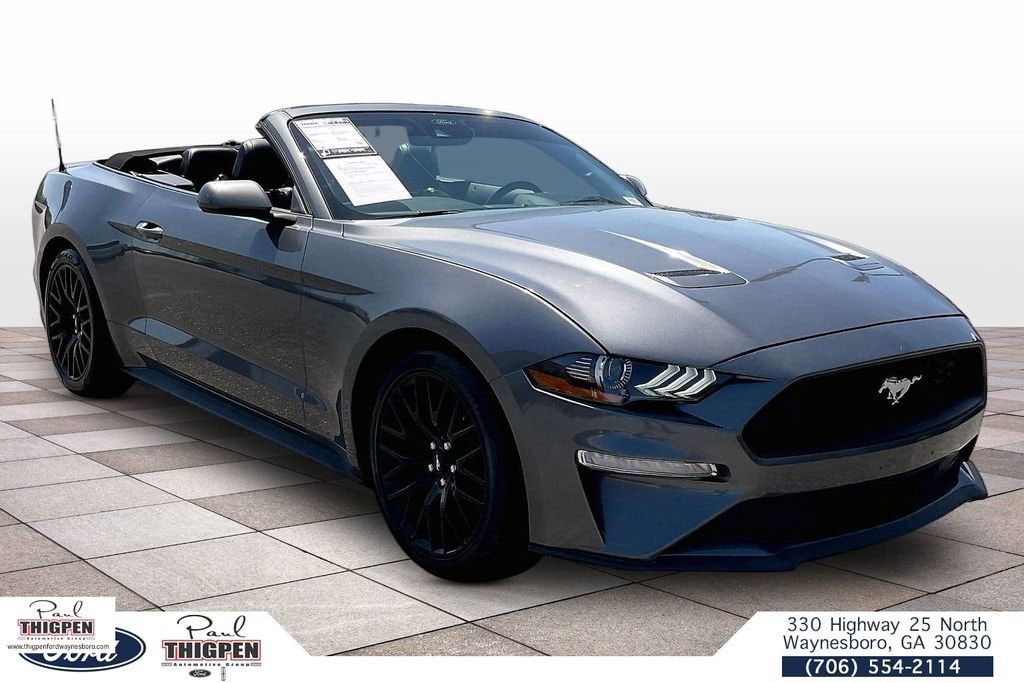 Certified 2022 Ford Mustang EcoBoost Premium Convertible