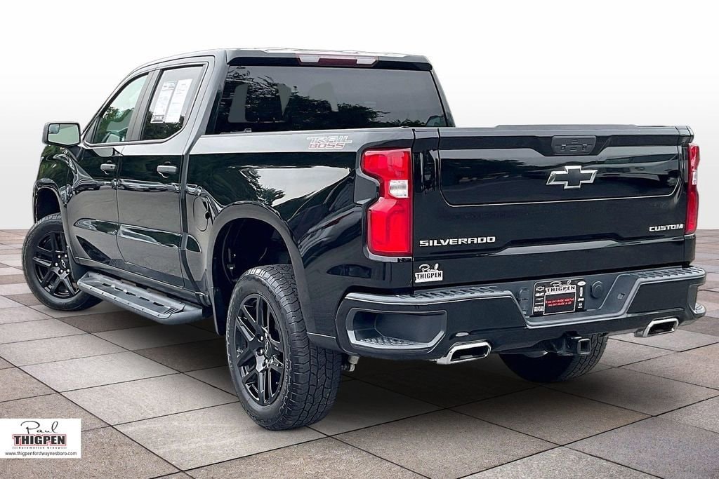 Certified 2021 Chevrolet Silverado 1500 Custom Trail Boss Truck Crew Cab