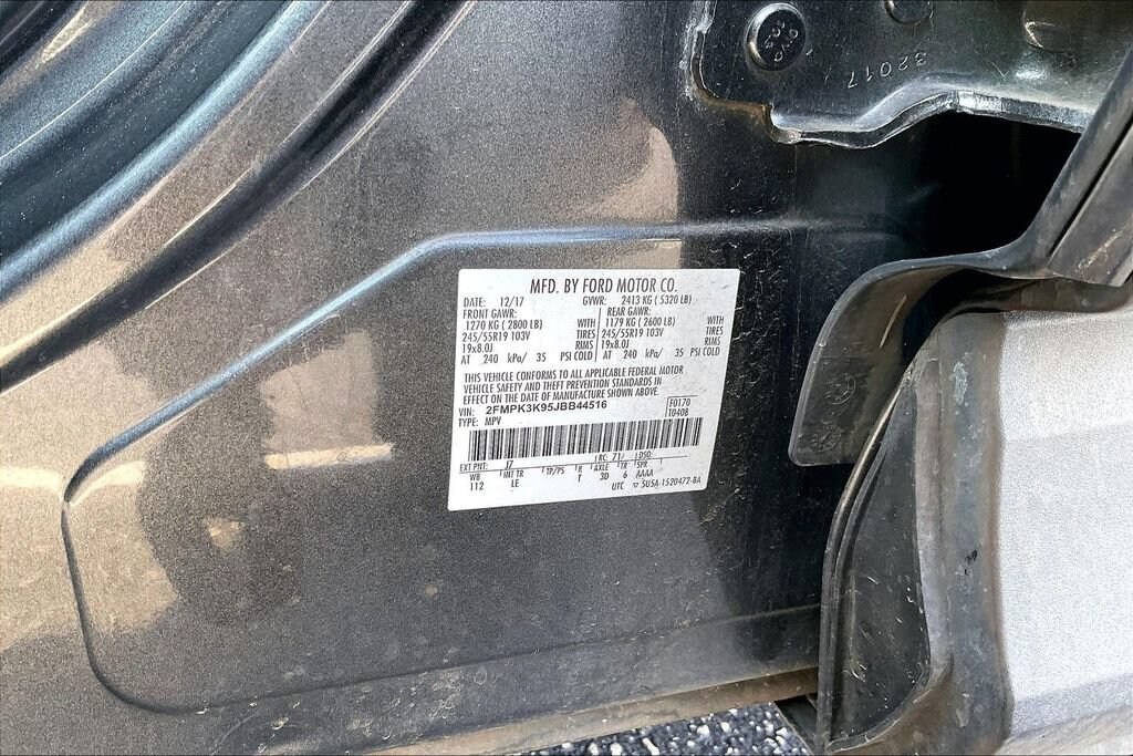 Certified 2018 Ford Edge Titanium SUV