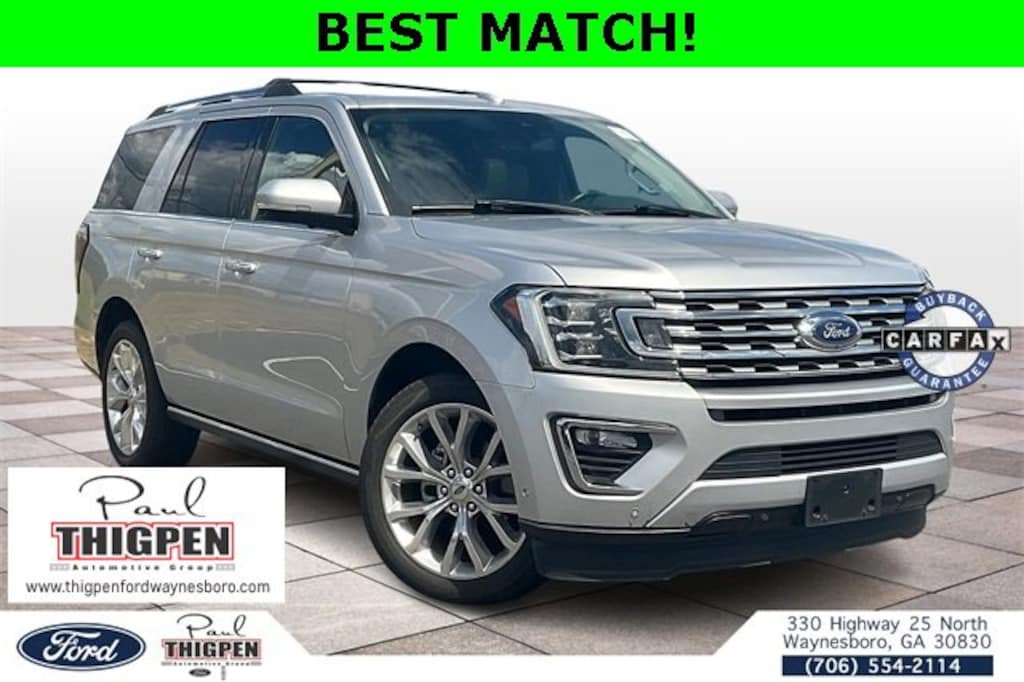 Certified 2019 Ford Expedition Limited SUV