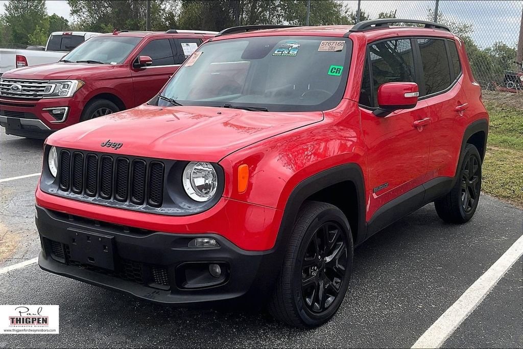Certified 2017 Jeep Renegade Altitude Package with VIN ZACCJBBB6HPG34083 for sale in Waynesboro, GA