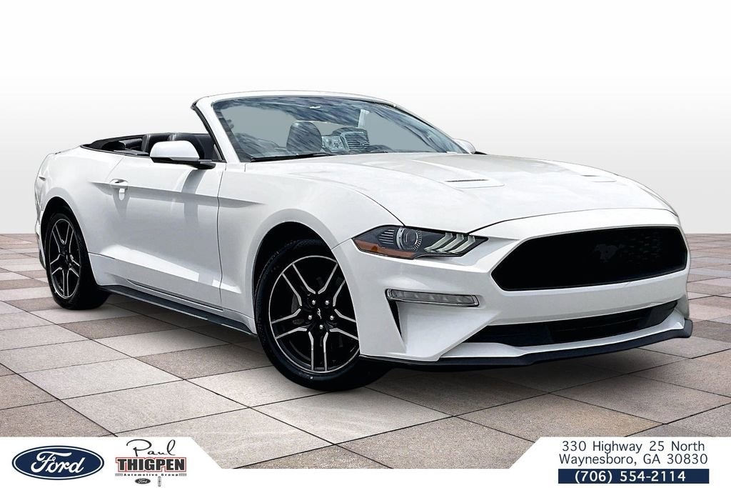 Certified 2019 Ford Mustang EcoBoost Premium Convertible