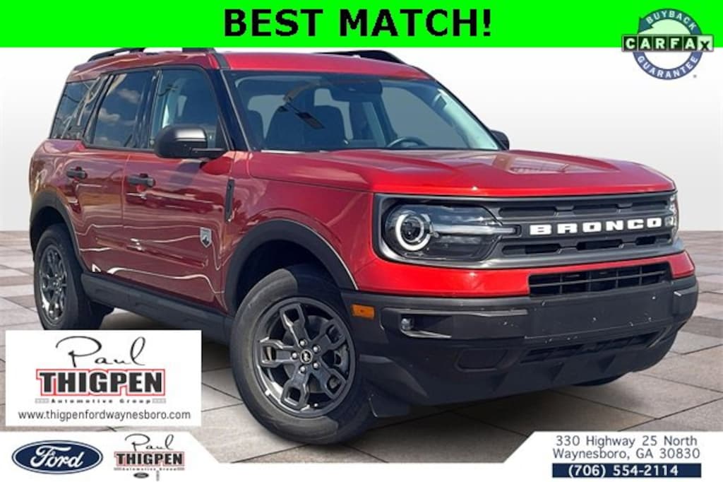 Certified 2024 Ford Bronco Sport Big Bend SUV
