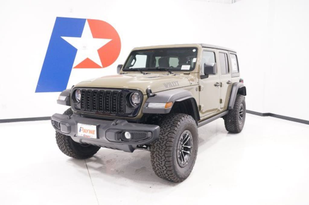 New 2026 Jeep Wrangler 4-DOOR WILLYS Sport Utility
