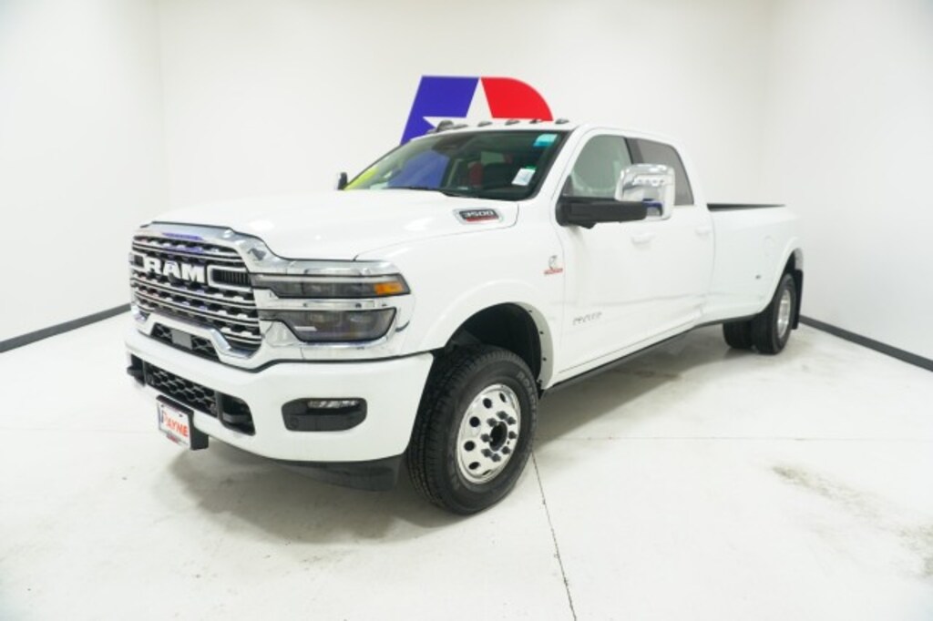 New 2025 Ram 3500 LIMITED LONGHORN CREW CAB 4X4 8' BOX Pickup