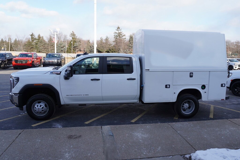 New 2025 GMC Sierra 3500HD CC Pro 4x4 with 9 Knapheide Steel KUVCC HR Body 4WD Crew Cab 177 WB, 60 CA Pro