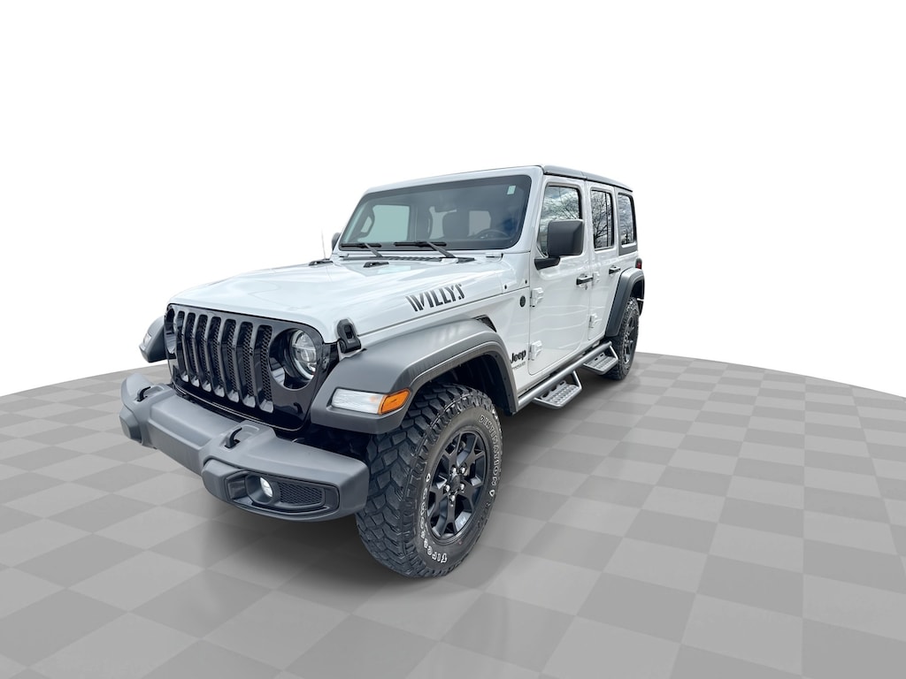 Used 2021 Jeep Wrangler Unlimited Willys 4WD w/ Technology Pkg Unlimited Willys 4x4