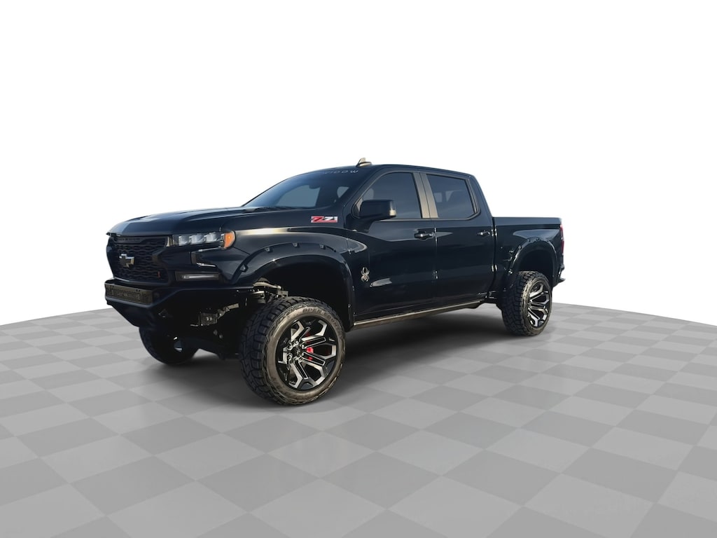 Used 2021 Chevrolet Silverado 1500 RST 4WD Crew Black Widow Edition w/ Moonroof 4WD Crew Cab 147 RST