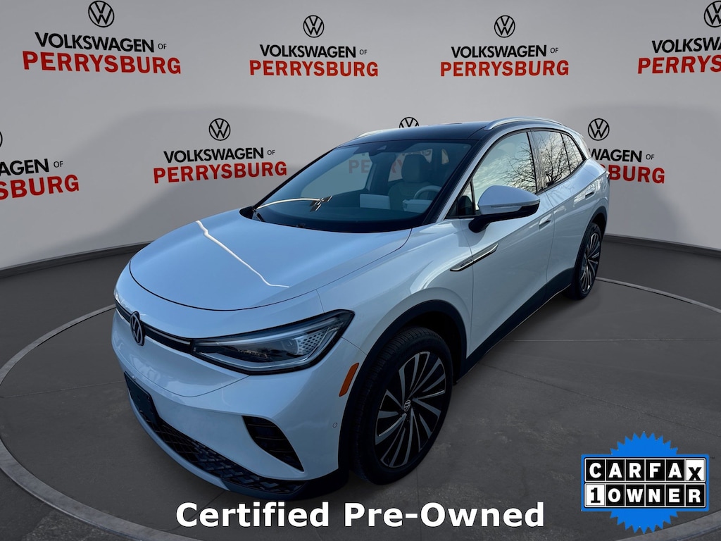 Used 2023 Volkswagen ID.4 AWD Pro S Plus w/ IQ Drive & Fixed Panoramic Glass Pro S Plus AWD w/SK On Battery & VW Sound