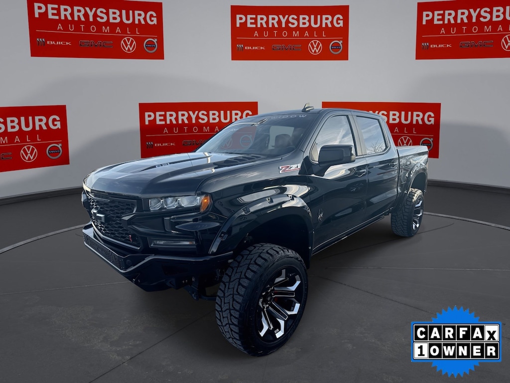 Used 2021 Chevrolet Silverado 1500 RST 4WD Crew Black Widow Edition w/ Moonroof 4WD Crew Cab 147 RST