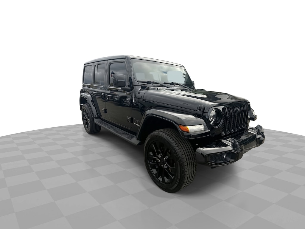 Used 2021 Jeep Wrangler Unlimited High Altitude 4WD Night Edition w/ Sky O Unlimited Sahara High Altitude 4x4