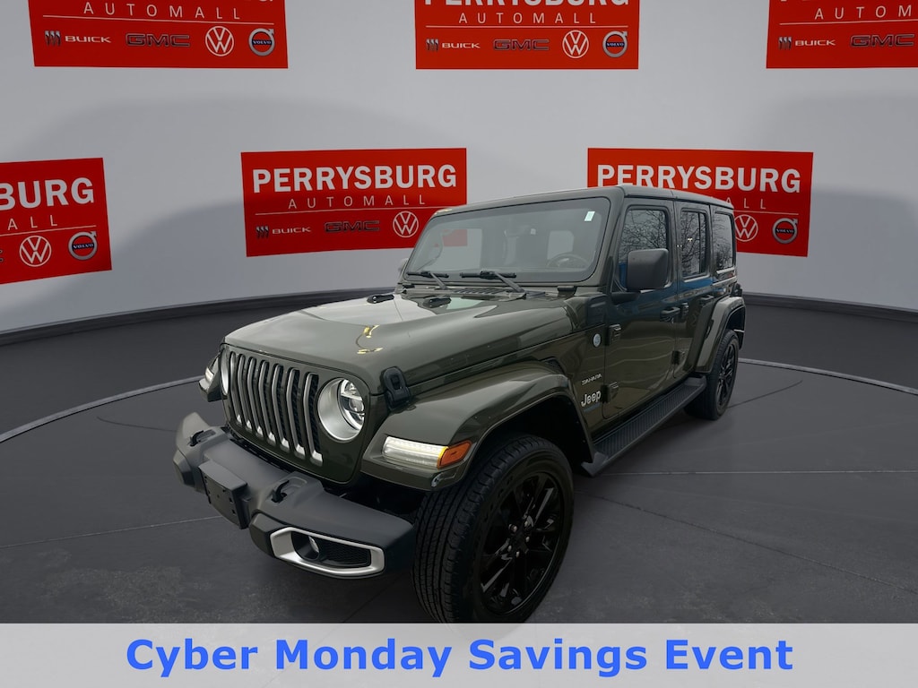 Used 2021 Jeep Wrangler Unlimited Sahara 4XE w/ Cold Weather Pkg Unlimited Sahara 4x4