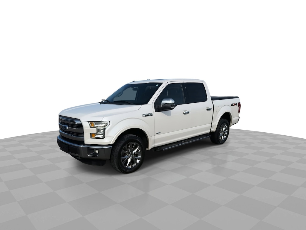Used 2015 Ford F-150 Lariat 4WD Crew w/ Trailer Tow Pkg & Panoramic Moo 4WD SuperCrew 145 XLT