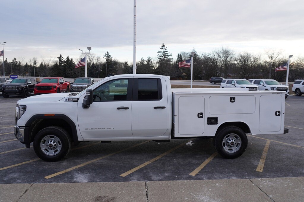 New 2025 GMC Sierra 2500HD Pro 4x4 with 86 Duramag Aluminum Service Body 4WD Double Cab 162 Pro