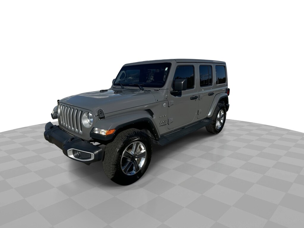 Used 2022 Jeep Wrangler Unlimited Sahara 4WD w/ Apple CarPlay Unlimited Sahara 4x4