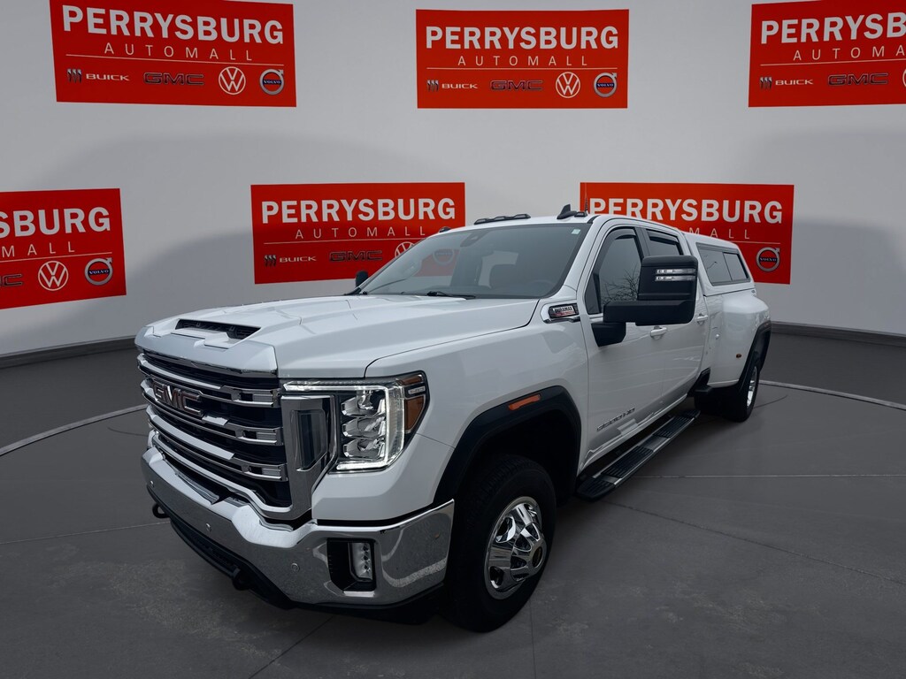 Used 2021 GMC Sierra 3500HD SLE 4WD DRW Crew Duramax w/ Driver Alert II & 5th 4WD Crew Cab 172 SLE