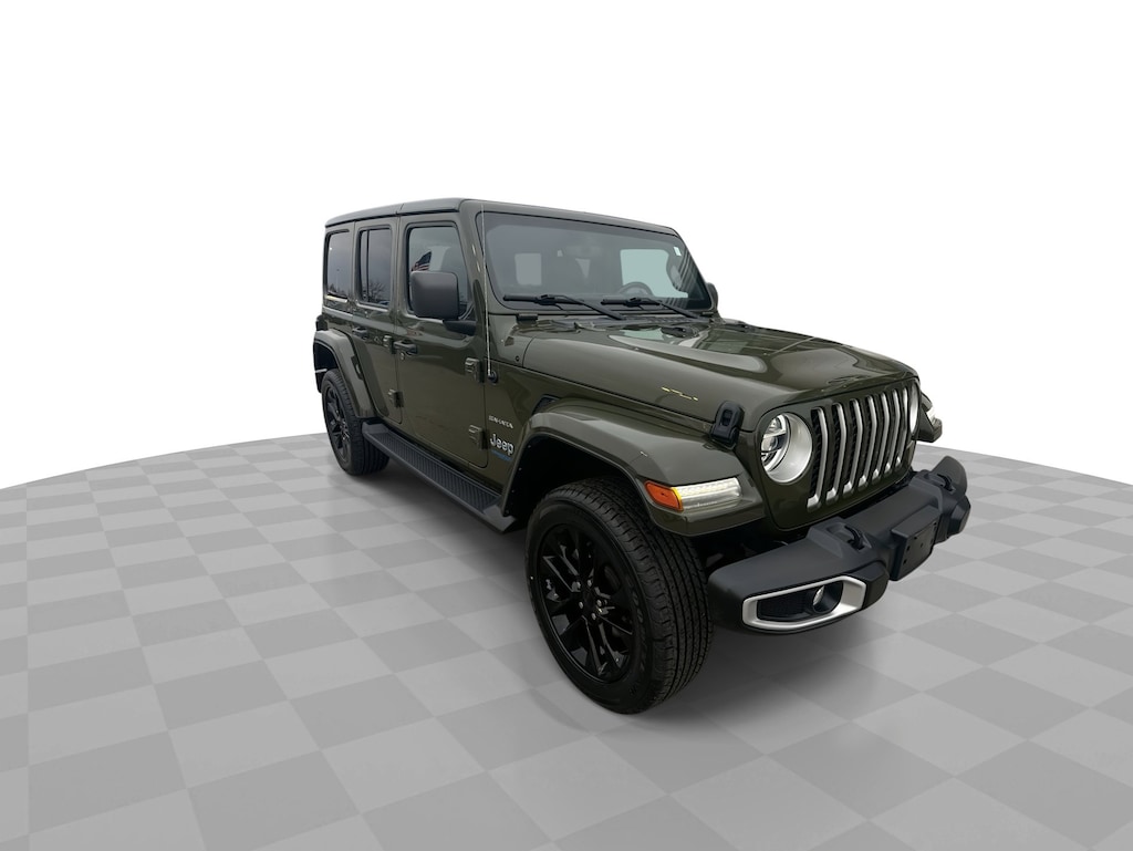 Used 2021 Jeep Wrangler Unlimited Sahara 4XE w/ Cold Weather Pkg Unlimited Sahara 4x4