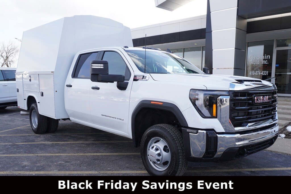 New 2025 GMC Sierra 3500HD CC Pro 4x4 with 9 Knapheide Steel KUVCC HR Body 4WD Crew Cab 177 WB, 60 CA Pro