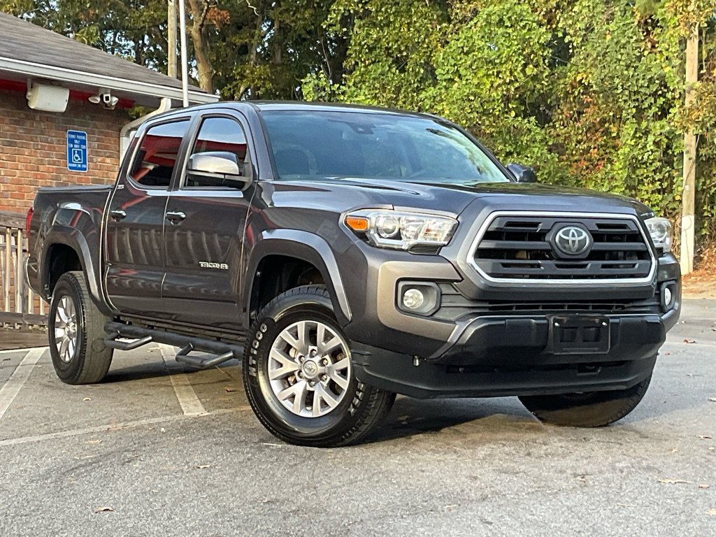Used 2018 Toyota Tacoma GRAY Crew Cab Pickup