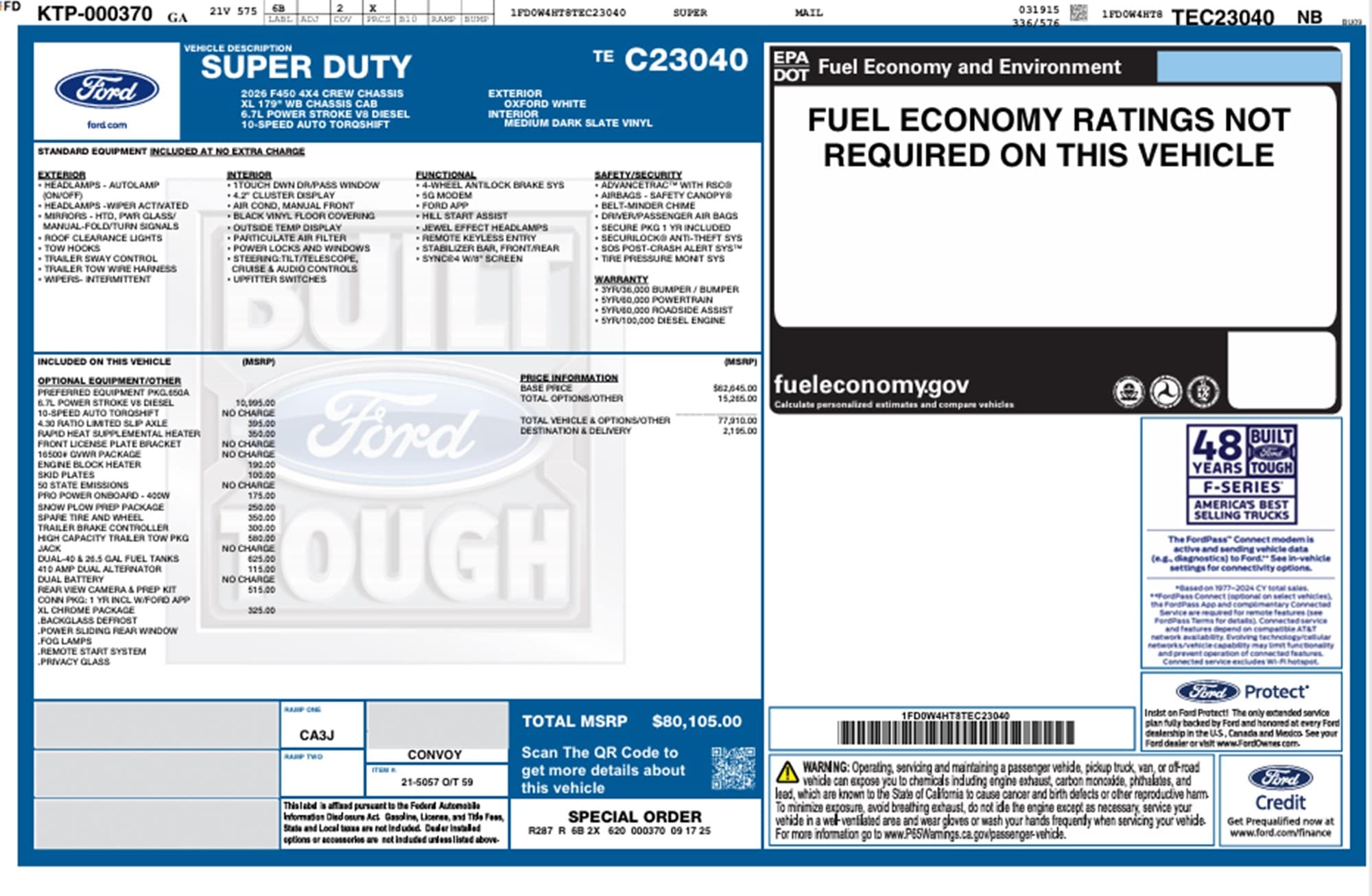 2026 Ford F-450 Super Duty Chassis Cab XL - Photo 16