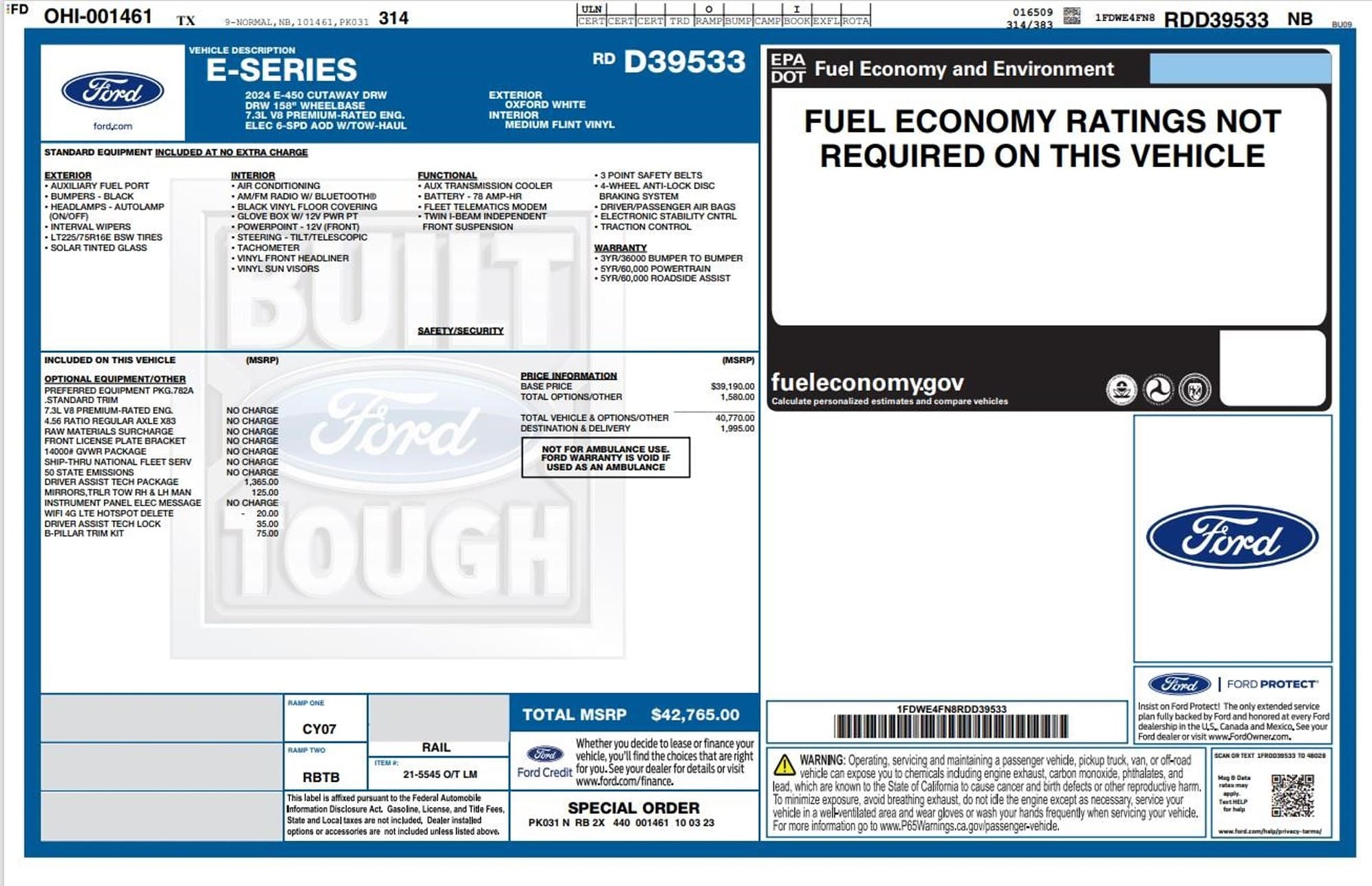 2024 Ford E-Series Cutaway Base - Photo 11