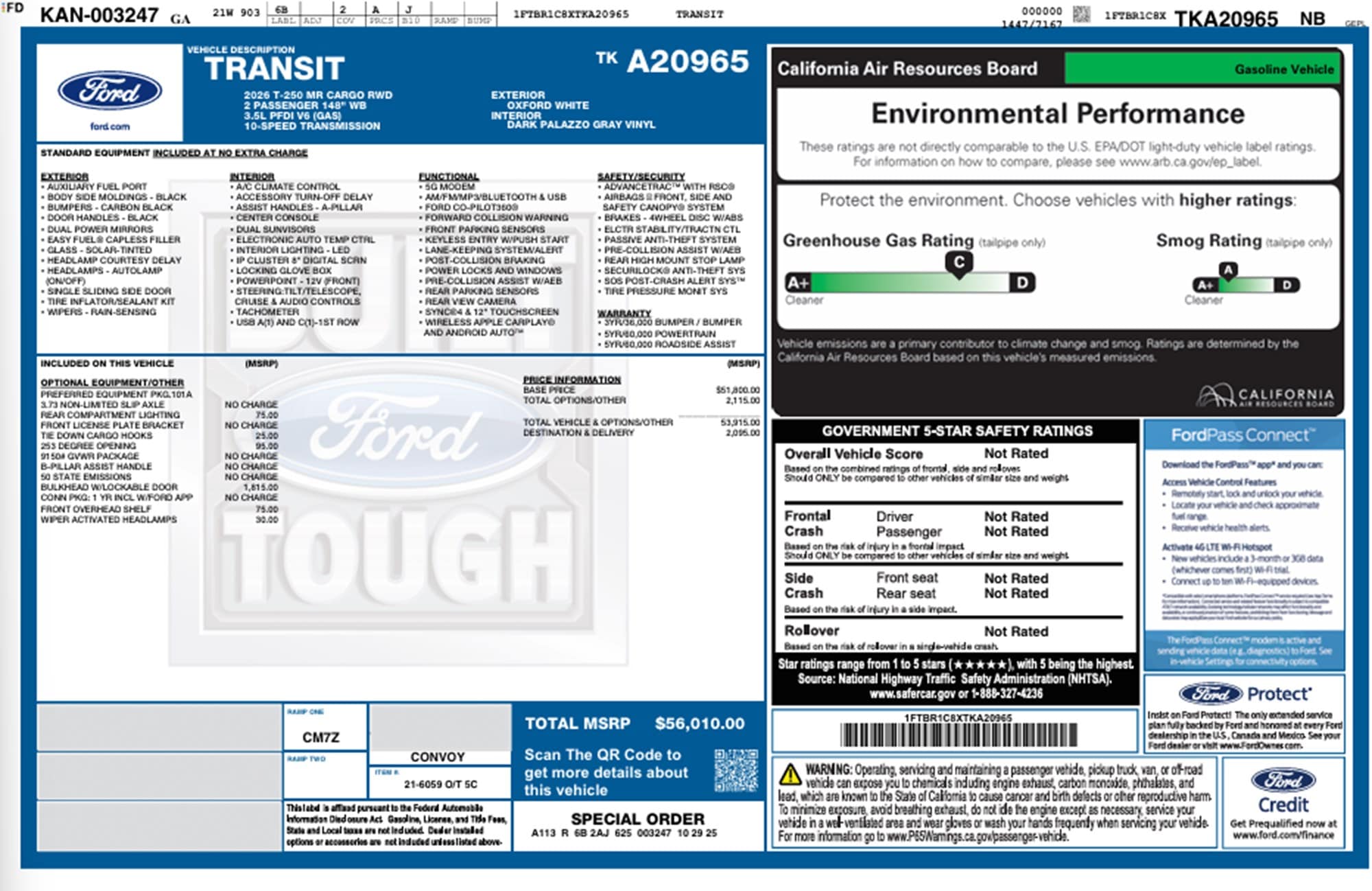 2026 Ford Transit Van Base - Photo 12