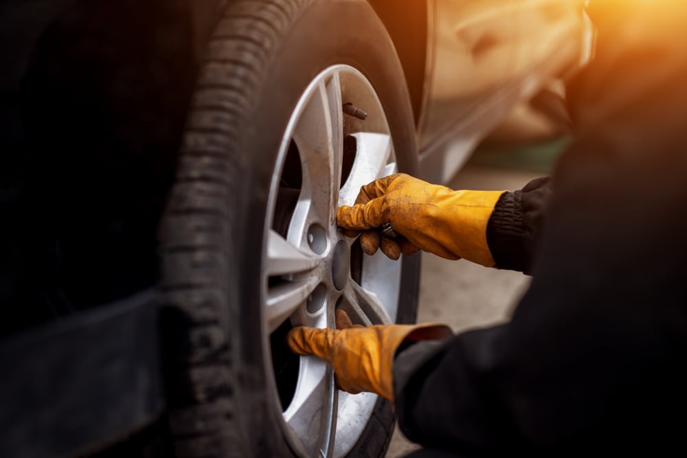 fixing a flat tire near me