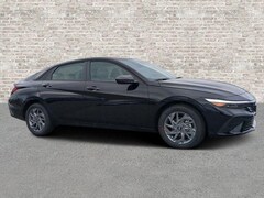 2026 Hyundai Elantra Hybrid Blue Sedan