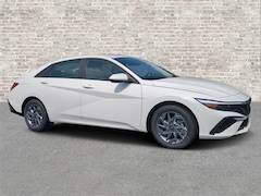 2025 Hyundai Elantra Hybrid Blue Sedan