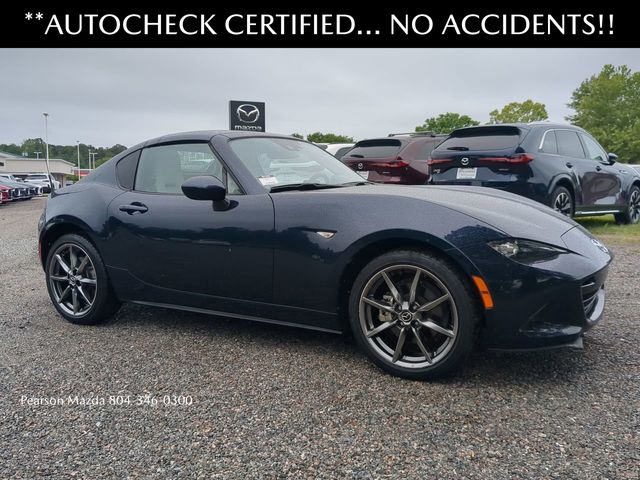 Used 2021 Mazda MX-5 Miata RF Grand Touring with VIN JM1NDAM76M0455271 for sale in Richmond, VA