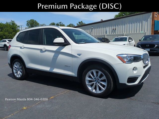 Used 2017 BMW X3 xDrive28i with VIN 5UXWX9C32H0W66691 for sale in Richmond, VA