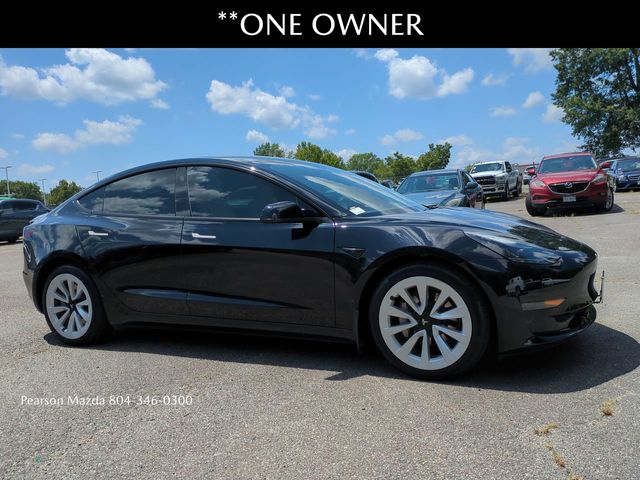 Used 2023 Tesla Model 3 Base with VIN 5YJ3E1EAXPF587647 for sale in Richmond, VA