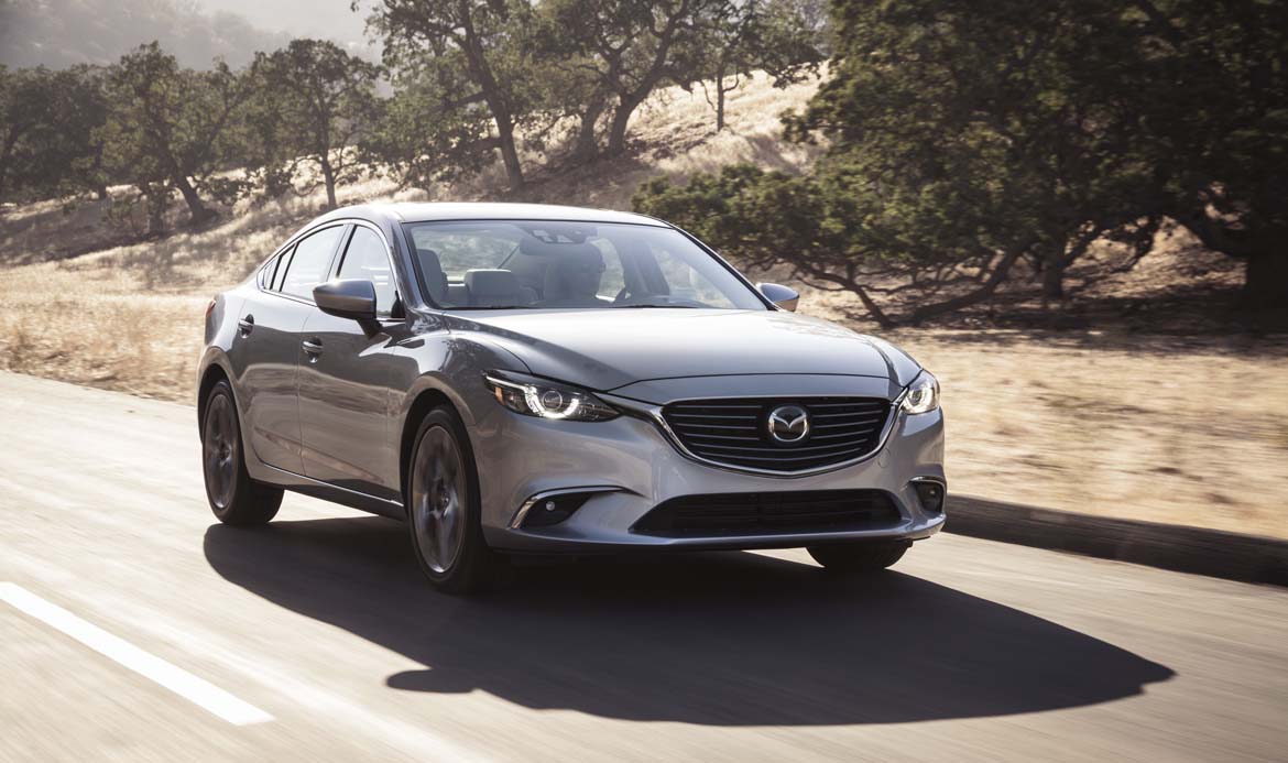 2016 Mazda6 driving on the highway