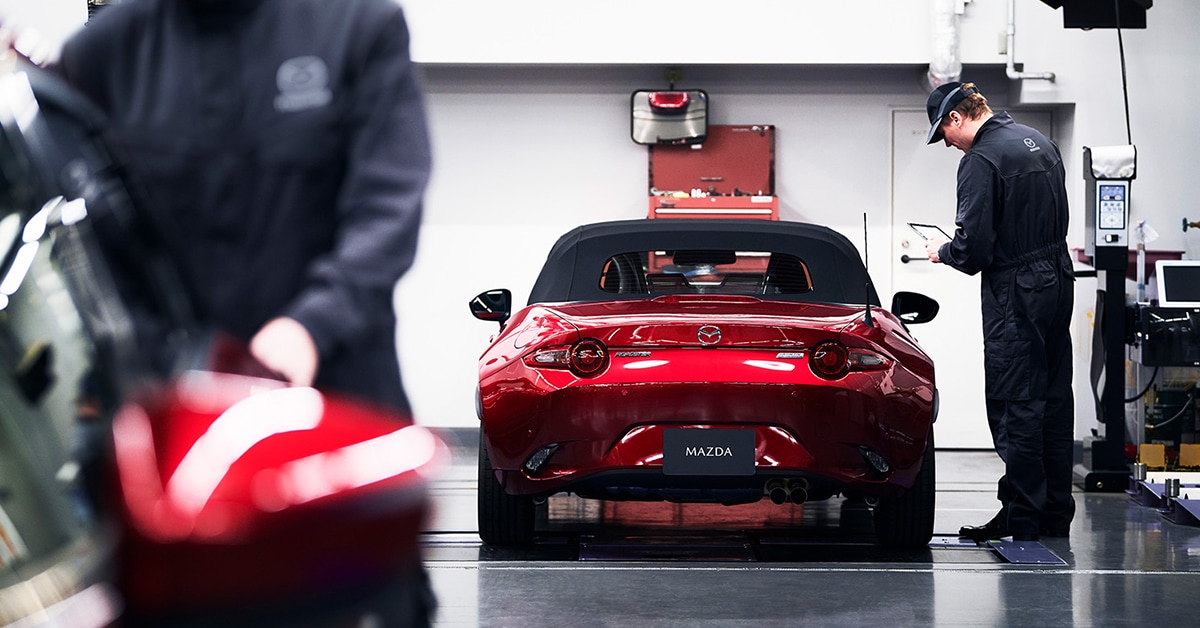 Mazda Service bay