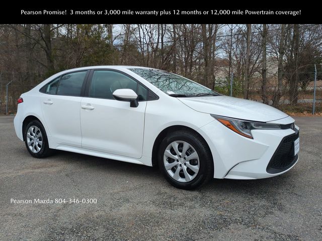 Used 2022 Toyota Corolla LE with VIN 5YFEPMAE4NP341174 for sale in Richmond, VA