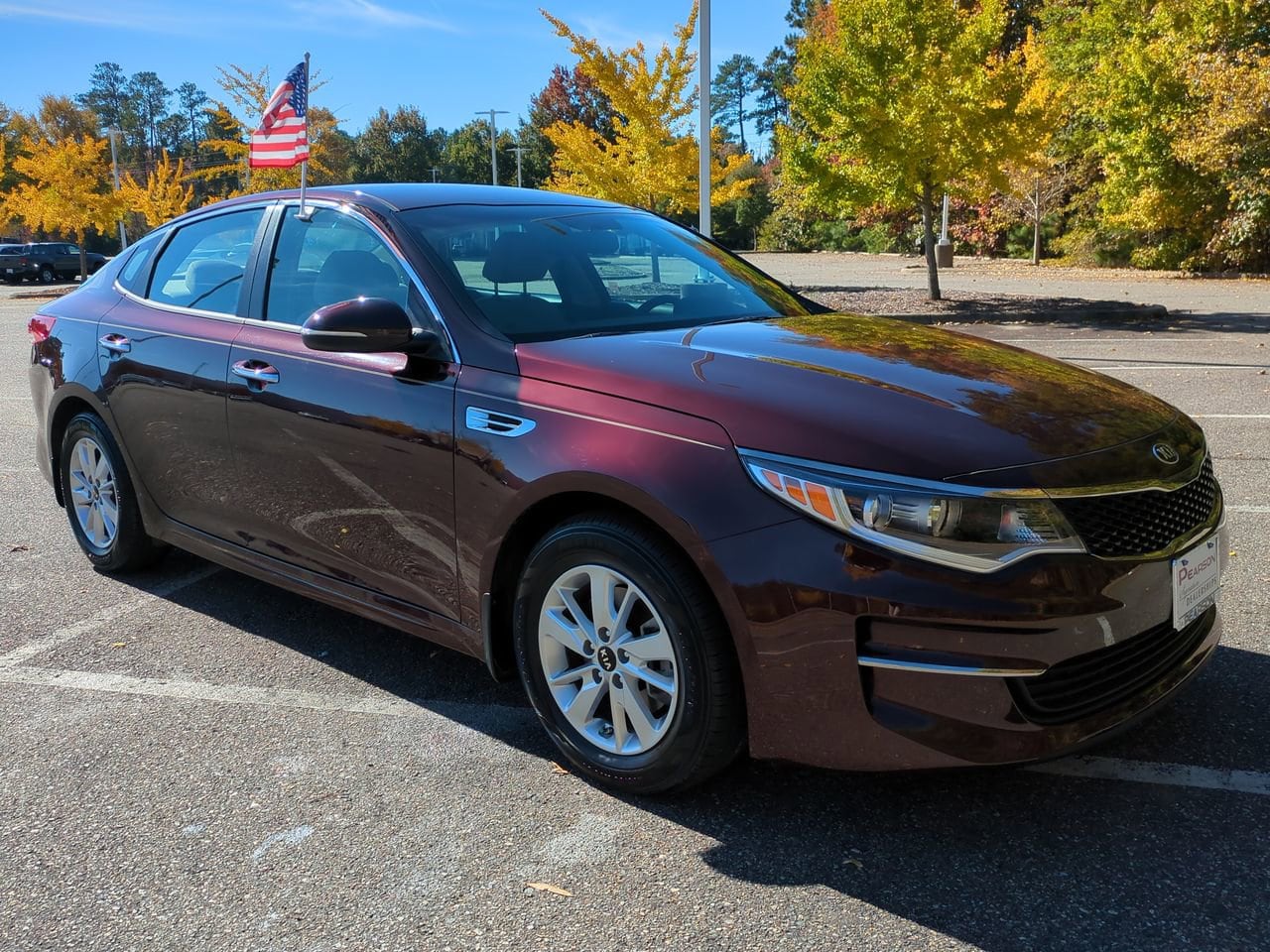 Used 2016 Kia Optima LX with VIN 5XXGT4L3XGG100957 for sale in Newport News, VA