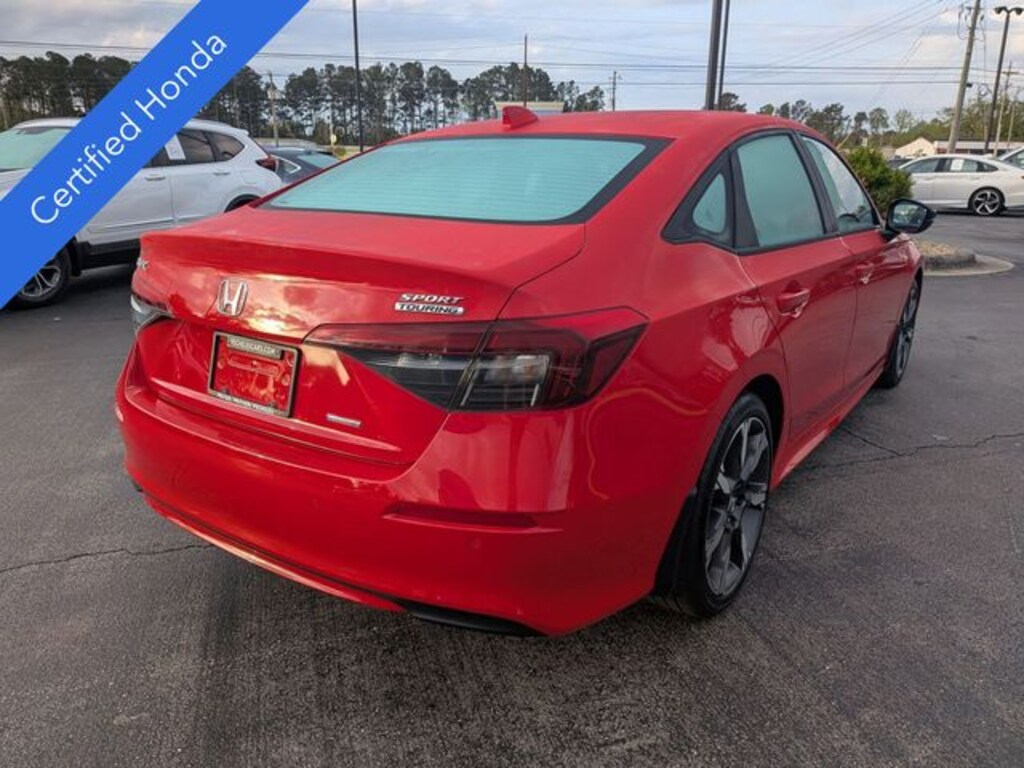 Certified 2025 Honda Civic Hybrid Sport Touring Sedan