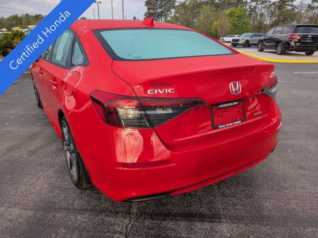 Certified 2025 Honda Civic Hybrid Sport Touring Sedan