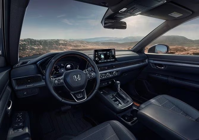 2026 Honda CR-V interior dashboard showing Honda Sensing