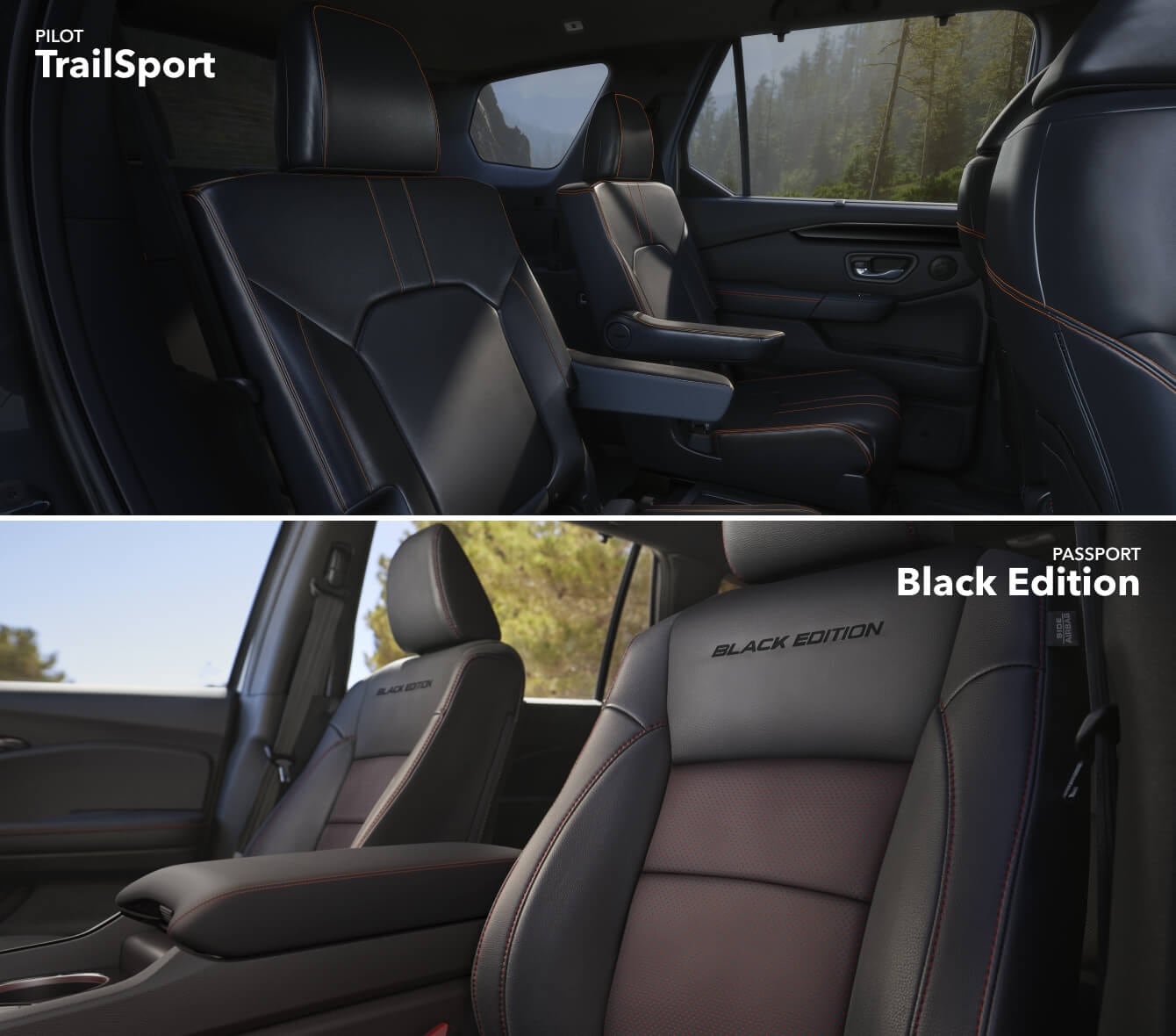 Honda Pilot vs. Honda Passport Interior & Features