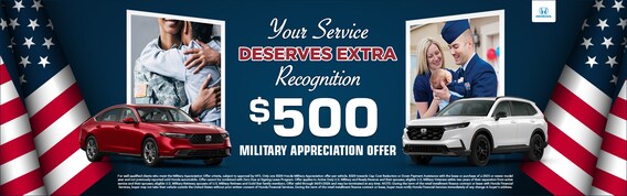 See Honda's Military Appreciation Deal
