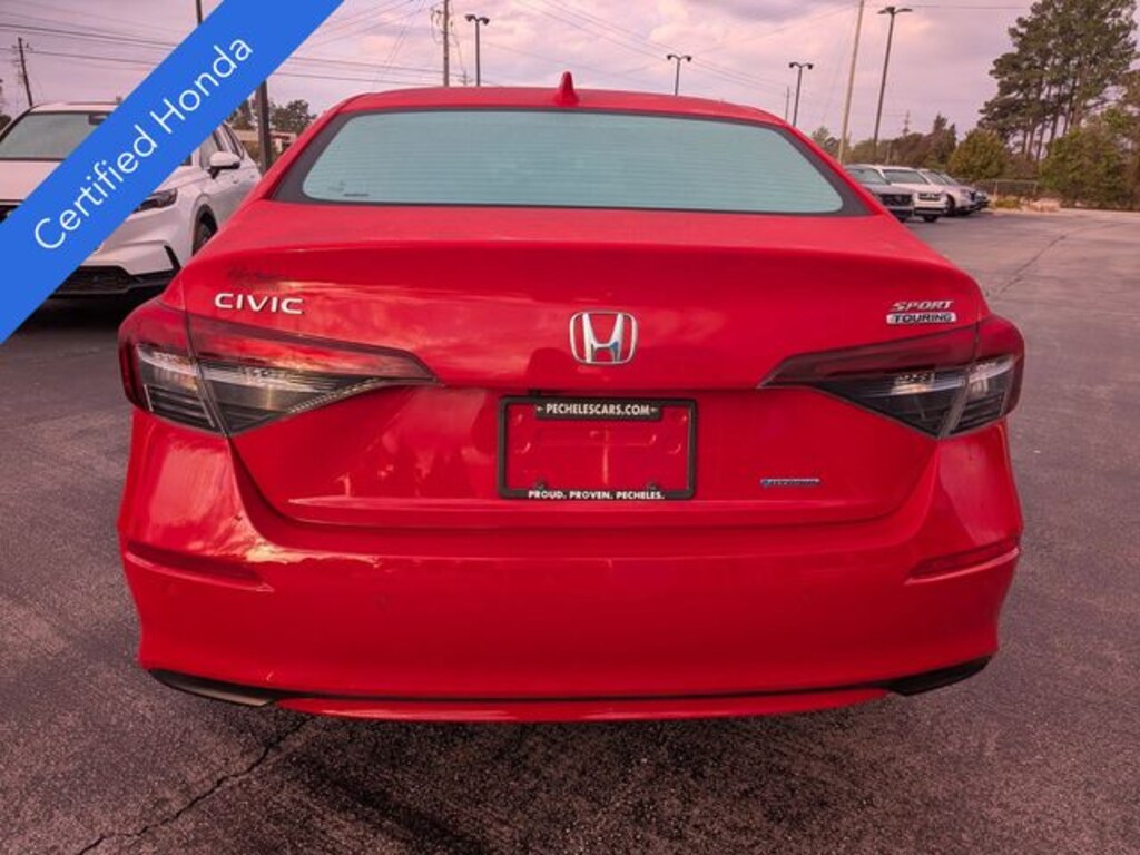 Certified 2025 Honda Civic Hybrid Sport Touring Sedan